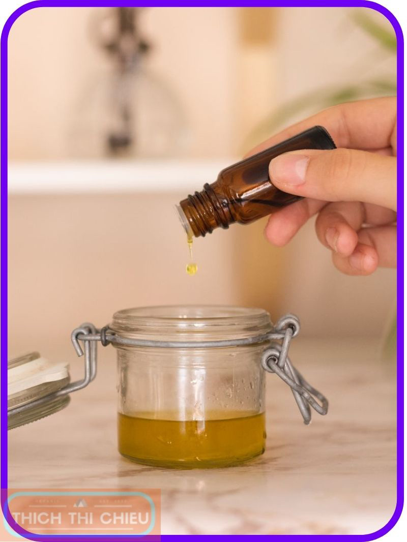 Olive oil and honey hair mask