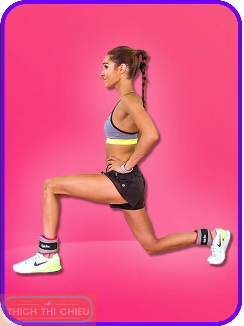 Ankle Weight Lunges